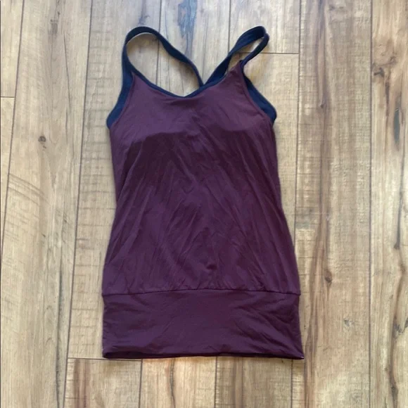 burgundy dress tank top Square neck ruched tank top Burgundy Burgundy / Large
